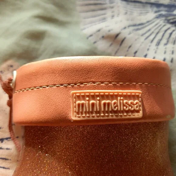 Mini Melissa rain boots for kids, pink,  8 / 24 - Picture 12 of 13